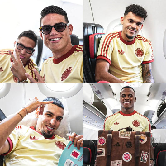 CAMISETA COLOMBIA VERSION RETRO